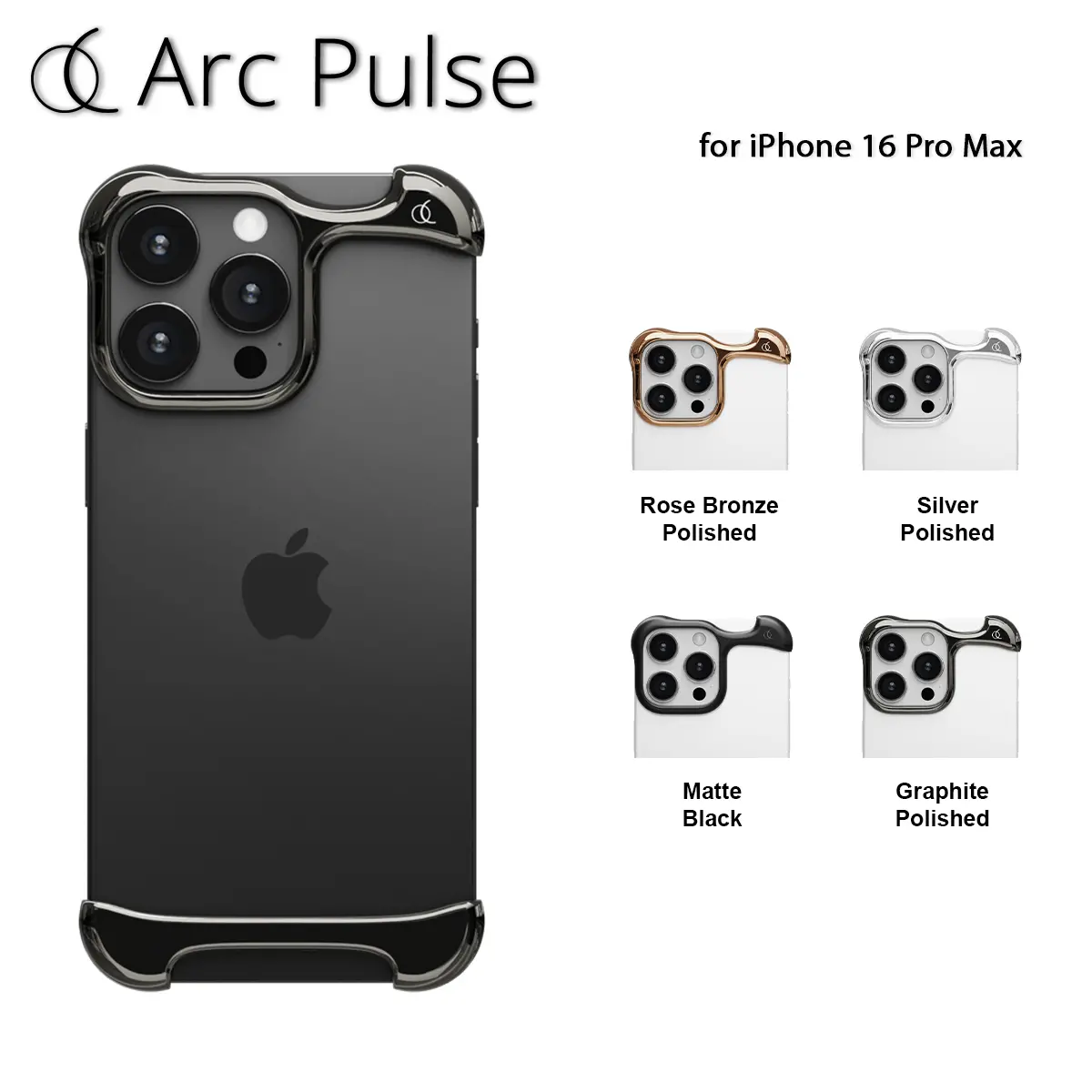 Arc Pulse Aluminum Bumper iPhone 16 Pro Max